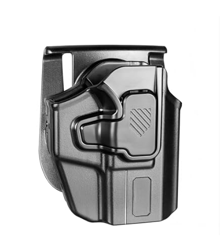 Amazon.co.jp: VlaMiTex B9 ブラックレザーホルスター Glock 17 19 22
