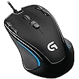 USB ゲーミングマウス ブラック ロジクール G300s プログラム可能ボタン 左右対称