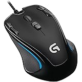 USB ゲーミングマウス ブラック ロジクール G300s プログラム可能ボタン 左右対称