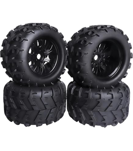 Amazon | AllinRC 1/8スケール RCモンスタートラックタイヤ 3.8インチ