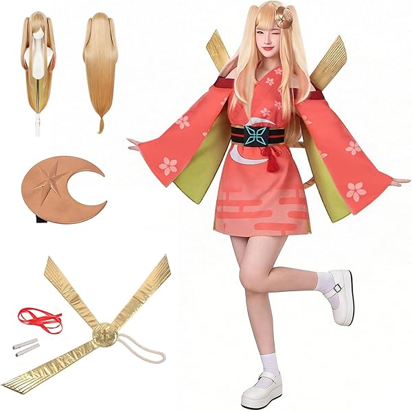 Amazon.co.jp: アニメ物語屋 実物撮影！超かぐや姫！ かぐや コスプレ