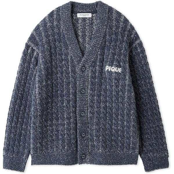 Amazon | [ジェラート ピケ] HOMMEエアモコピケロゴJQDカーディガン 