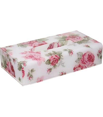 Amazon｜ティッシュケース ミックスローズ 薔薇 アクリル 水中花