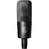 オーディオテクニカ AT4040 コンデンサーマイク XLR 1インチ大口径ダイアフラム / DCバイアス/単一指向性 / 80Hzローカットフィルタースイッチ / 10dBパッドスイッチ / 専用ショックマウント付属/トランスレス 【国内正規品】 