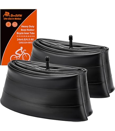 Heavy Duty Bike Tire Tubes Amazon Schrader Valve 2-Pack Heavy Duty