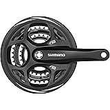 シマノ(SHIMANO) フロントチェーンホイール(MTB) FC-M311 ブラック 48-38-28T 170mm ガード付き・対応BB 四角軸 122.5mm(LL123) EFCM311C888CL ALTUS(アルタス)