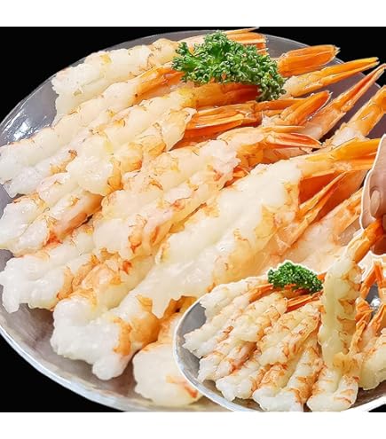 Amazon.co.jp: 【寿司総合卸売スシックス】赤海老 20尾 寿司ネタ 9L お