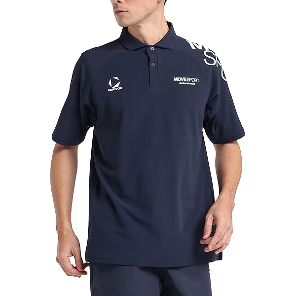 Amazon | [ムーブスポーツ] 半袖ポロシャツ ポロシャツ デサント