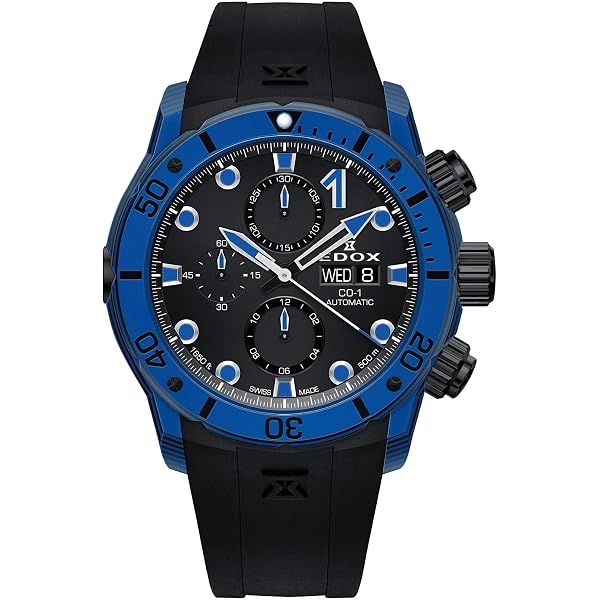 Amazon.co.jp: [EDOX(エドックス)] クロノオフショア1 ウォッチ 自動