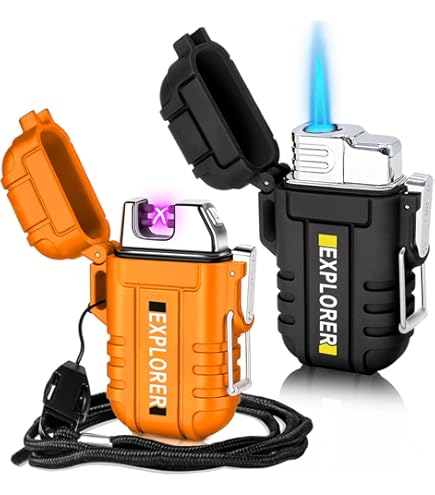 Dual Arc Plasma Electric Lighter USB Rechargeable Flameless Waterproof &amp; Lanyard At ₹ 800/piece | Cigarette Lighters In New Delhi | ID: 2857477019191