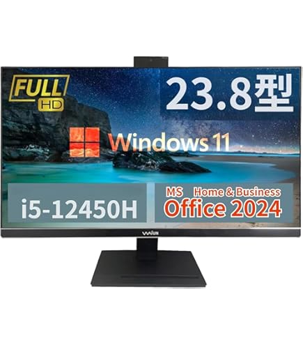 Windows11 ディスプレイ一体型マルチタッチ対応デスクトップPC Amazon.co.jp: 23.8インチ 【Windows11pro搭載】タッチスクリーン