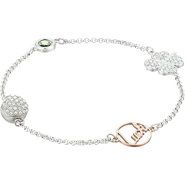 E*n様 Swarovski クリスタルブレスレット Una Angelic ブレスレット, ミックス・ラウンド・カット