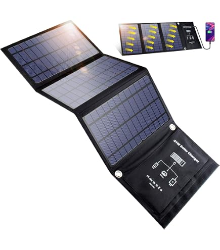 Amazon | FlexSolar 100W 折り畳み式ソーラーパネル USB-C/USB-A/DC