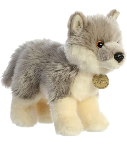 WWF Peluche De Lobo – Muñeco De 25 Cm De La Colección World Wildlife Fund, Súper Suave Y Realista, Lavable A Mano, Apoya La Conservación De La Naturaleza