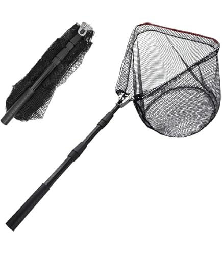 Amazon | 【Amazon.co.jp限定】玉網 タモ網 Merpin 折りたたみ式 4段階