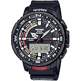 CASIO カシオ ANGLER LINE PROTREK プロトレック フィッシング 釣り スマートウォッチ スマホリンク bluetooth PRT-B70-1 腕時計 アウトドア 方位計 高度計 気圧計 温度計 ブラック 国内品番 PRT-B7