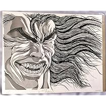 Amazon.co.jp: 会場限定 複製原画 B4サイズ 刃牙展 30th 地上