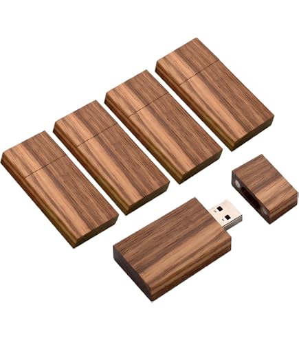 Amazon.co.jp: EASTBULL 128GB 木製フラッシュドライブ USB 3.0、高速 