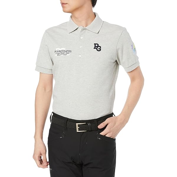 Amazon | [パーリーゲイツ] メンズ 半袖 ポロシャツ C30/2×ドライ