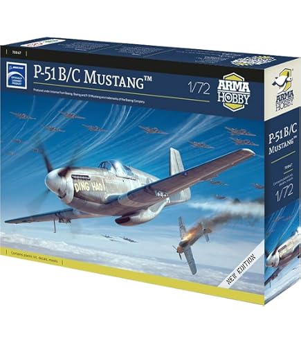 Amazon | アルマホビー 1/72 P-51D マスタング プラモデル ADL70070