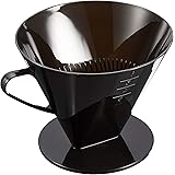 メリタ Melitta コーヒー ドリッパー 計量スプーン付き 目盛り付き プラスチック製 6~12杯用 ブラウン 1×6フィルターシリーズ F-PP1×6