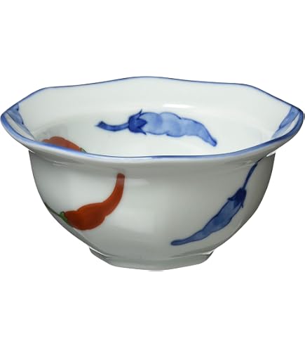 Amazon.co.jp: 【染錦】古伊万里中鉢揃/16x4.5cm/MADE IN JAPAN 十草錦