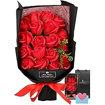 ソープフラワー薔薇　卒業プレゼント花束 Amazon｜ソープフラワー 花束 母の日ギフト 誕生日や退職祝いに