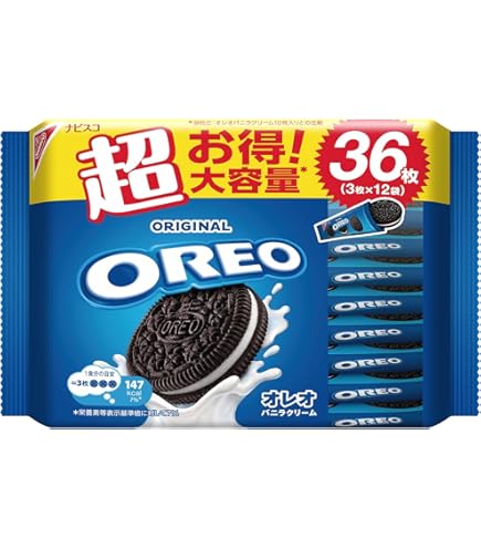 Amazon.co.jp: オレオ 3種アソート（バニラ・チョコ・いちご）×各2箱