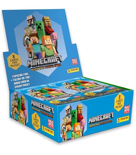 Panini Minecraft Create, Explore, Survive Trading Cards - Starter Pack Boite P 4882 Panini Minecraft Create, Explore, Survive Trading Cards - Starter Pack Boite P 4882