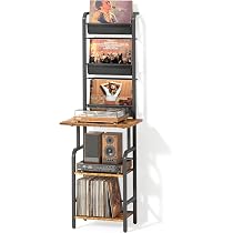 レコードラック、レコードストレージ付きレコード棚、レコードプレーヤースタンド、木 Amazon.co.jp: サンニード レコードプレーヤースタンド 台 レコード