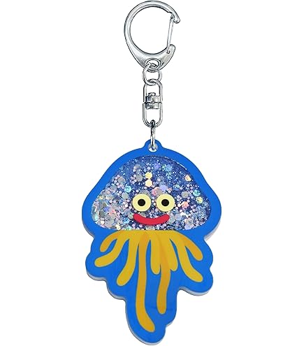 Amazon.co.jp: スマイルスライム ラメでキラキラ！キーホルダー