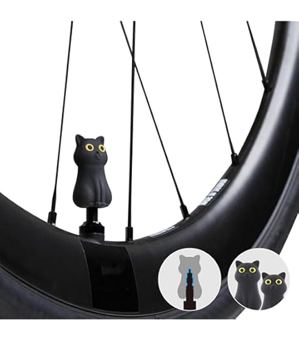 Marcraft Rainbow Grenade Tire Valve Caps - 4 Pack Aluminum Dust Caps For Cars, Bikes, SUVs, Motorcycles 10 thumbnail image