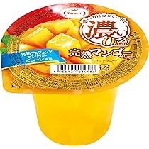 Amazon.co.jp: たらみ 濃い0kcal 完熟マンゴーゼリー 195g : 食品