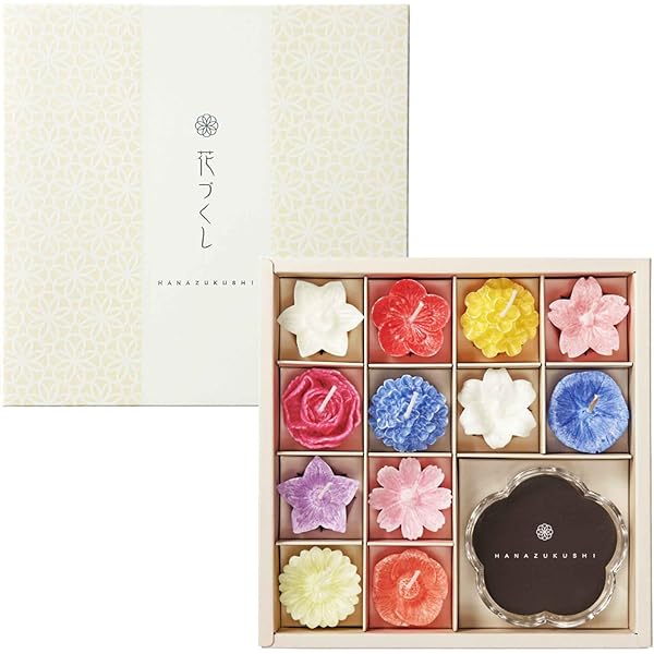Amazon.co.jp: カメヤマ ローソク 【花づくし 】 花型ローソクの