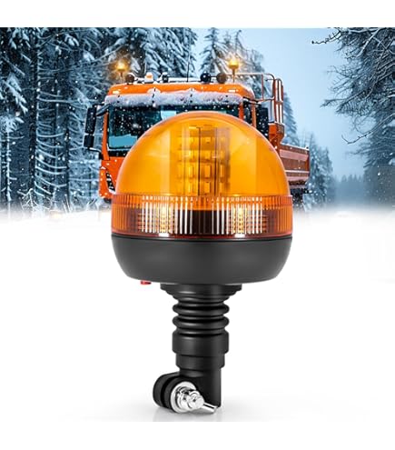 Amazon.co.jp: MARCHFA トラクタービーコンライト 12V/24V 18LED/54W