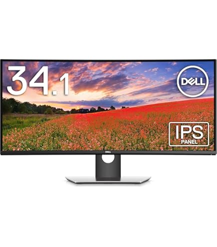 Amazon.co.jp: Dell 曲面モニター 34インチ U3415W(3年間無輝点交換  