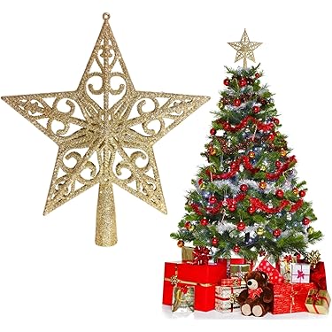 早い者勝ち❣️ OSALADI クリスマスツリートッパー スターゴールド 早い者勝ち❣️ OSALADI クリスマスツリートッパー スターゴールド