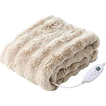 Amazon.co.jp : 電気毛布 TOPZEE 掛敷き兼用 でんき掛敷毛布 ラビット