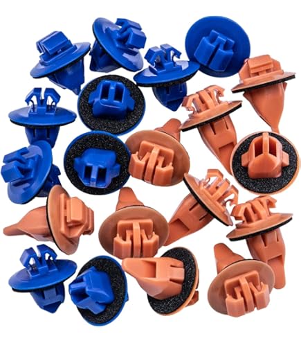 120Pcs Toyota Fender Flare Clips & Fastener Rivets Kit - Compatible With 4Runner Tacoma RAV4 + Removal Tool