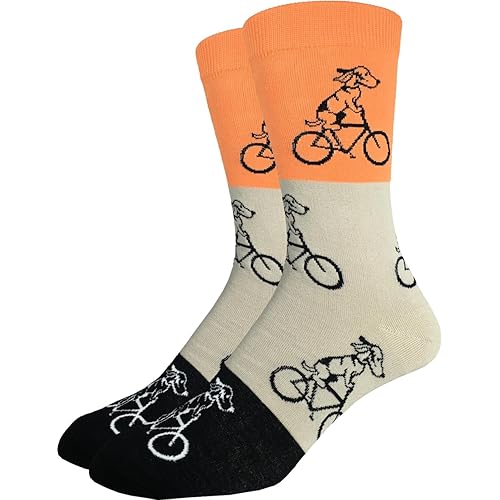 Good Luck Sock Men's Fish and Ocean Animal Socks, Adult