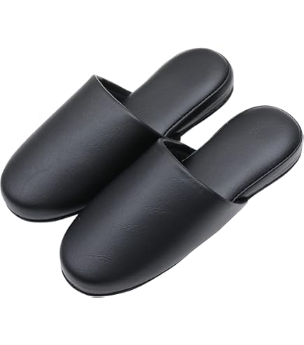 Amazon | [TOKYO SLIPPER] 抗菌レザー調 トイレスリッパ 【1足セット
