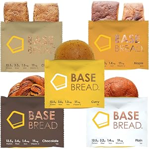 BASE BREAD ベースブレッド BASE BREAD 5種セット 4袋x5種 (プレーン・チョコ・メープル・シナモ…