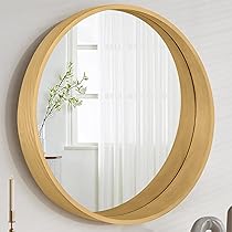 木製壁掛鏡 割れない鏡 リフェクスミラー 木製フレーム the lake by REFEX 姿見 40