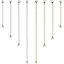 D-buy 8 Pcs Stainless Steel Necklace 