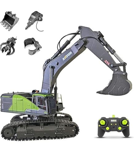 Amazon.co.jp: ラジコン ショベルカー 1/18 スケール 2.4GHz 全合金