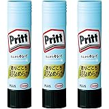 PLUS(プラス) プリット スティックのり スムーズプリット ミディアムサイズ 3本セット 29-719