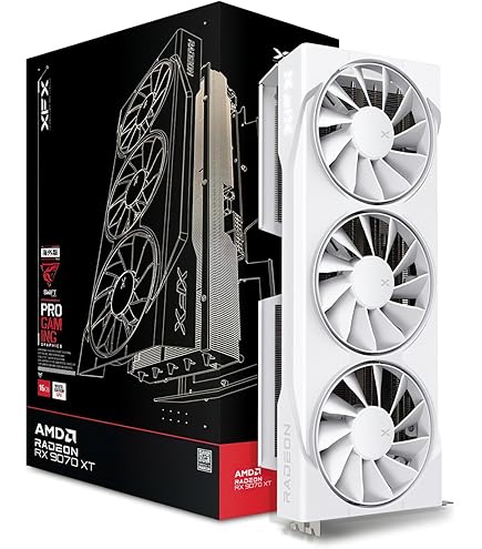 【新品未使用】XFX Swift RX 9070 XT Amazon | XFX Swift AMD Radeon RX 9070 OC ホワイト トリプルファン