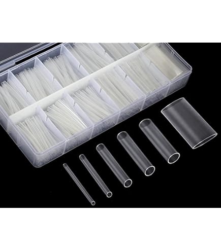 150pc Clear Heat Shrink Tubing Kit – 6 Sizes (1.5mm To 10mm) For Wiring, Soldering & Cable Management
