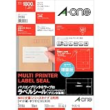 エーワン パソコン&ワープロラベル NEC文豪シリーズタイプ 18面 100シート 28186