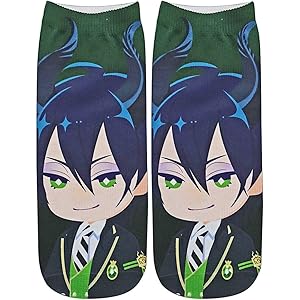 ツイステッドワンダーランド プリントソックス マレウス AWDS6905J